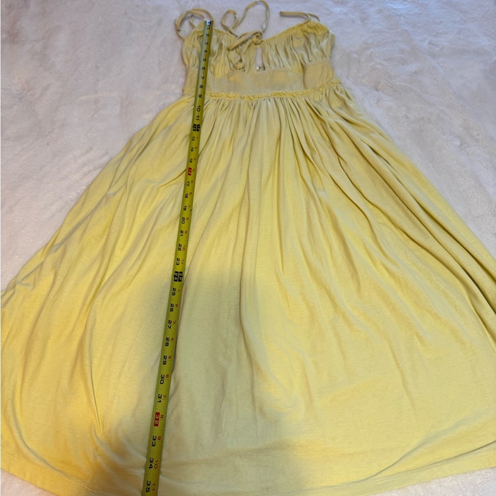 Ulla Johnson Light Yellow Midi Dress - Picture 4 of 14